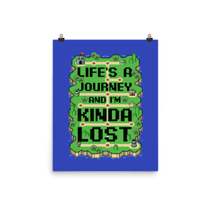 Vintage Game Lost Map