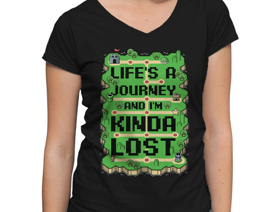 Vintage Game Lost Map