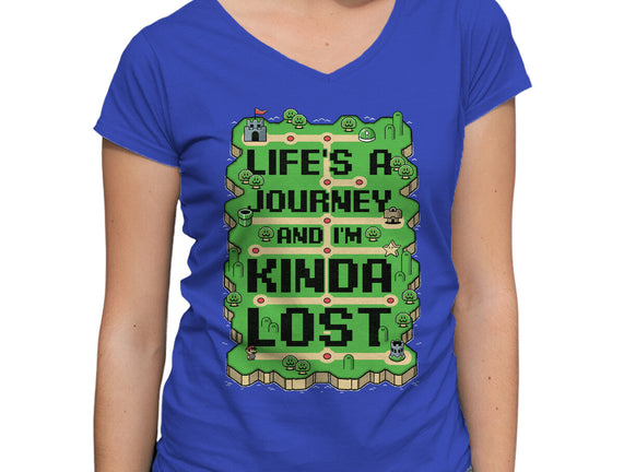 Vintage Game Lost Map