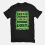 Vintage Game Lost Map-Mens-Heavyweight-Tee-Studio Mootant