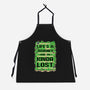 Vintage Game Lost Map-Unisex-Kitchen-Apron-Studio Mootant
