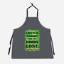 Vintage Game Lost Map-Unisex-Kitchen-Apron-Studio Mootant