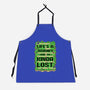 Vintage Game Lost Map-Unisex-Kitchen-Apron-Studio Mootant