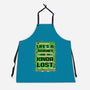 Vintage Game Lost Map-Unisex-Kitchen-Apron-Studio Mootant