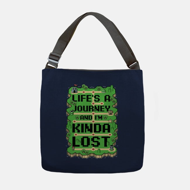 Vintage Game Lost Map-None-Adjustable Tote-Bag-Studio Mootant