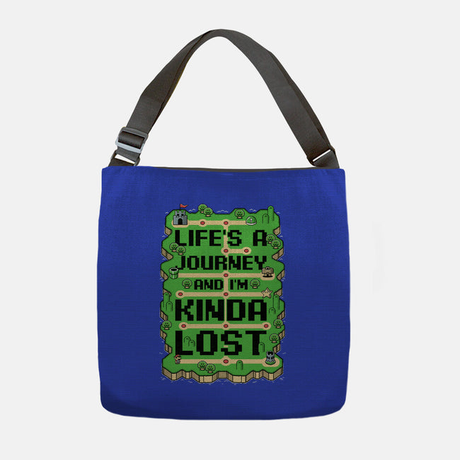 Vintage Game Lost Map-None-Adjustable Tote-Bag-Studio Mootant