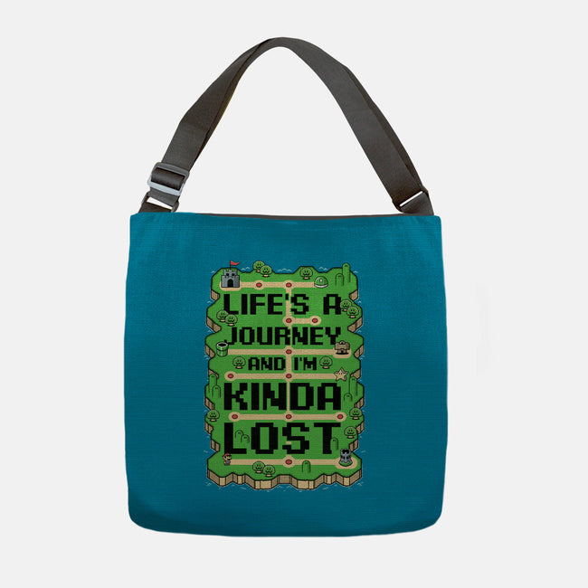 Vintage Game Lost Map-None-Adjustable Tote-Bag-Studio Mootant