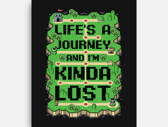 Vintage Game Lost Map