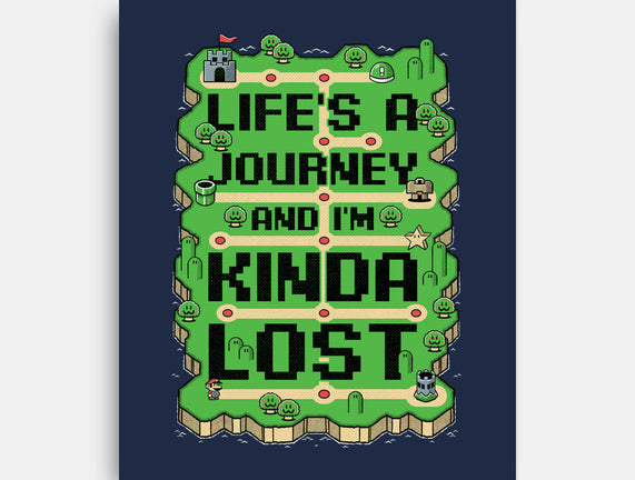 Vintage Game Lost Map