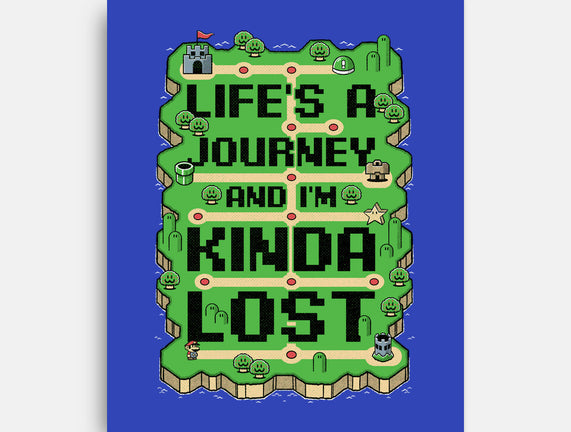 Vintage Game Lost Map