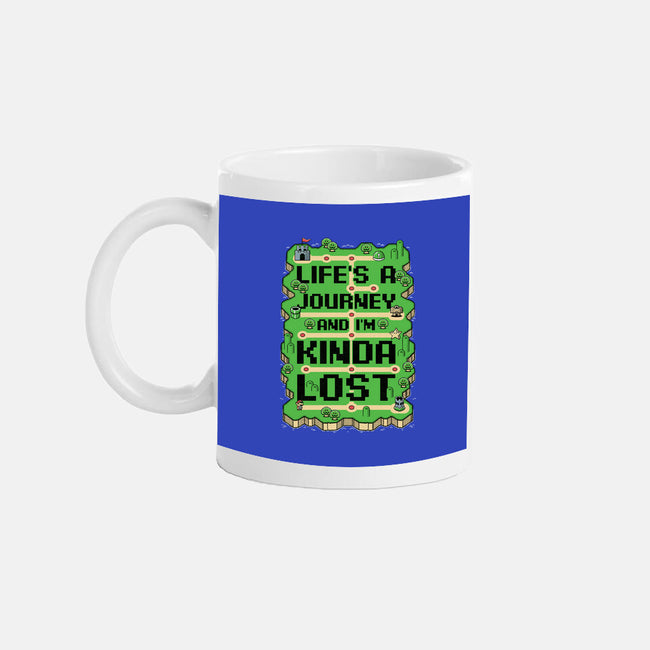 Vintage Game Lost Map-None-Mug-Drinkware-Studio Mootant