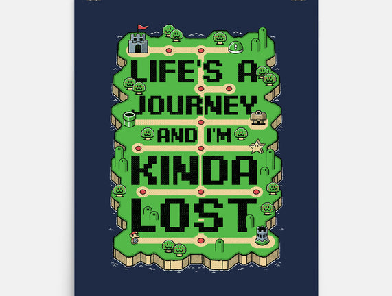 Vintage Game Lost Map