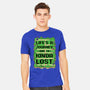 Vintage Game Lost Map-Mens-Heavyweight-Tee-Studio Mootant