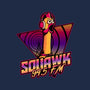 Chicken Vaporwave Radio-Womens-Fitted-Tee-Studio Mootant