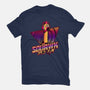 Chicken Vaporwave Radio-Womens-Fitted-Tee-Studio Mootant