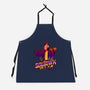 Chicken Vaporwave Radio-Unisex-Kitchen-Apron-Studio Mootant