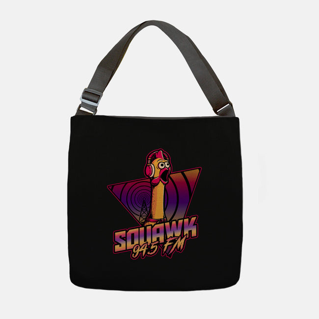 Chicken Vaporwave Radio-None-Adjustable Tote-Bag-Studio Mootant