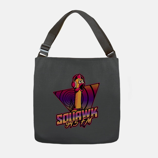 Chicken Vaporwave Radio-None-Adjustable Tote-Bag-Studio Mootant