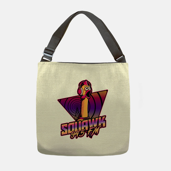 Chicken Vaporwave Radio-None-Adjustable Tote-Bag-Studio Mootant
