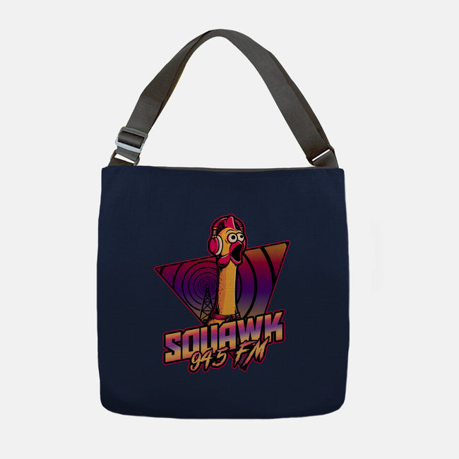 Chicken Vaporwave Radio-None-Adjustable Tote-Bag-Studio Mootant