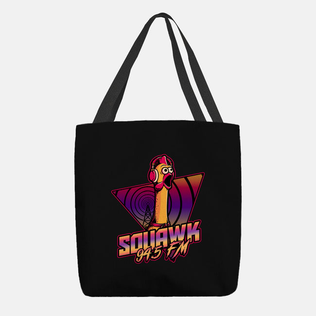 Chicken Vaporwave Radio-None-Basic Tote-Bag-Studio Mootant