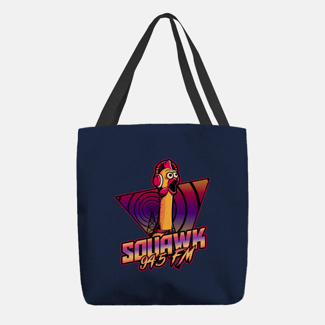 Chicken Vaporwave Radio-None-Basic Tote-Bag-Studio Mootant