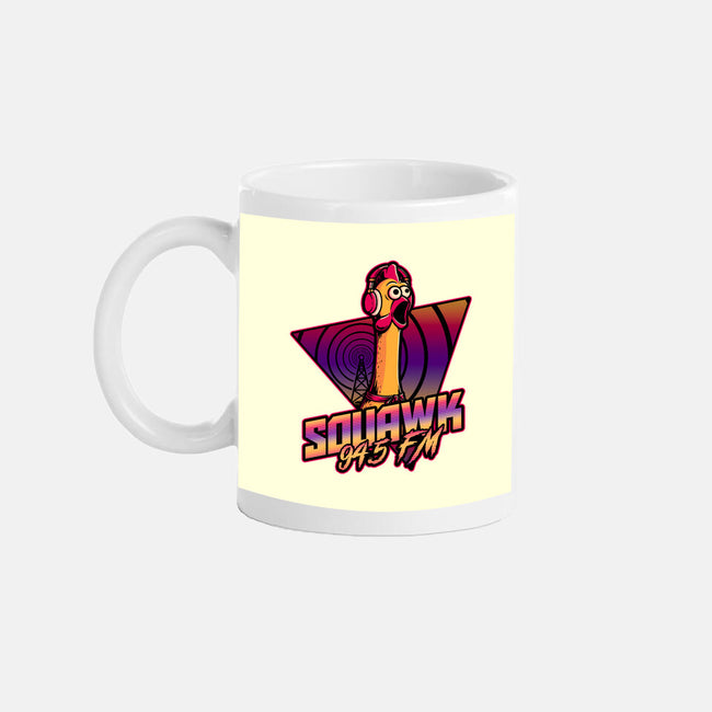 Chicken Vaporwave Radio-None-Mug-Drinkware-Studio Mootant