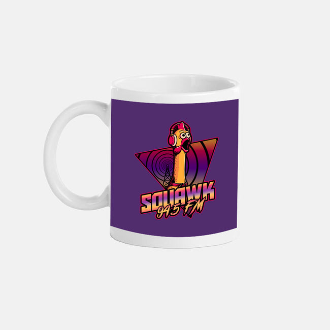 Chicken Vaporwave Radio-None-Mug-Drinkware-Studio Mootant