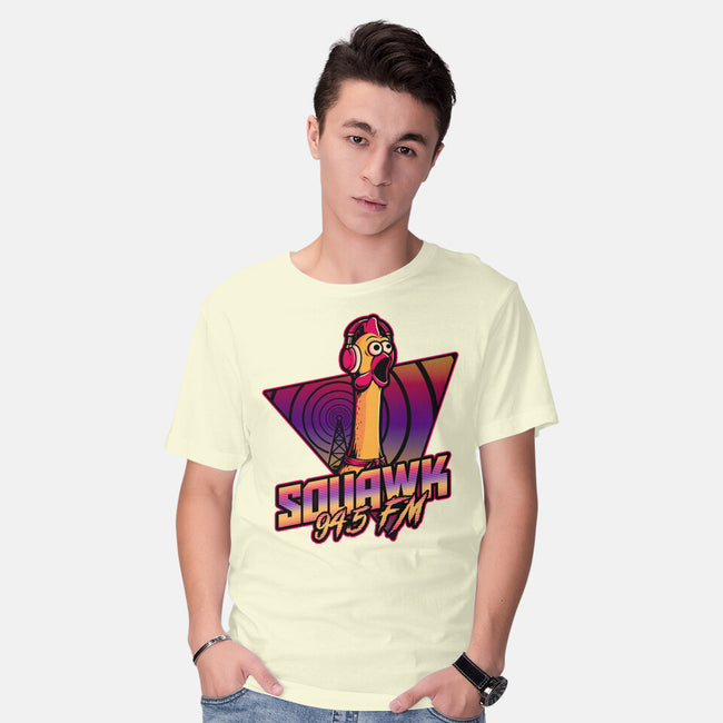 Chicken Vaporwave Radio-Mens-Basic-Tee-Studio Mootant