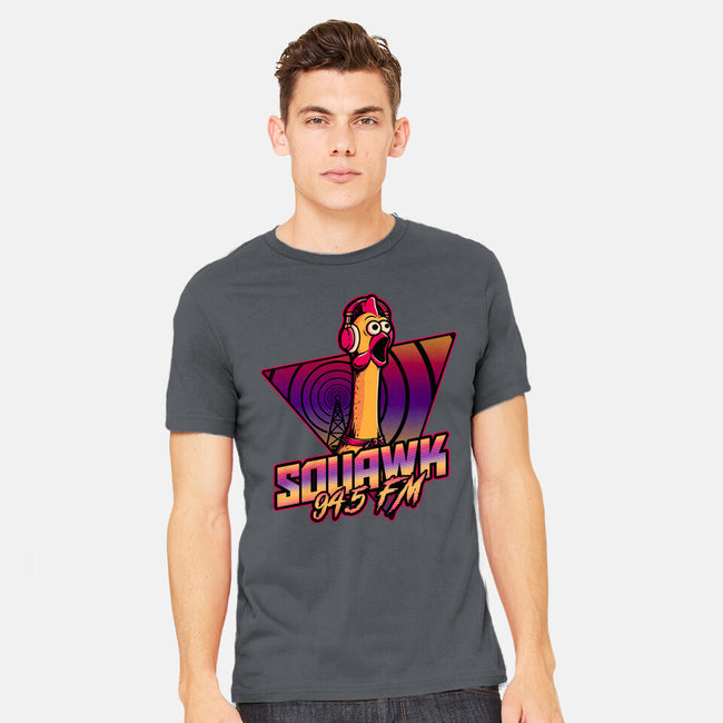 Chicken Vaporwave Radio-Mens-Heavyweight-Tee-Studio Mootant