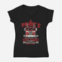 Prime's Auto Garage-Womens-V-Neck-Tee-CarloJ1956