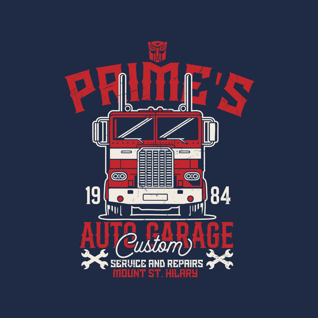 Prime's Auto Garage-Womens-V-Neck-Tee-CarloJ1956