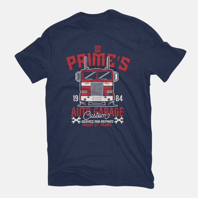 Prime's Auto Garage-Unisex-Basic-Tee-CarloJ1956