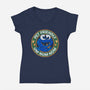Friendly Monster-Womens-V-Neck-Tee-Getsousa!