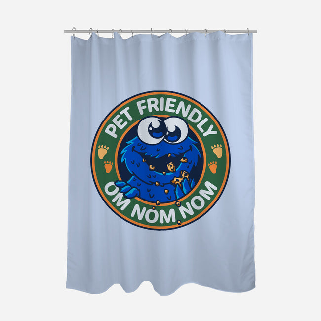 Friendly Monster-None-Polyester-Shower Curtain-Getsousa!