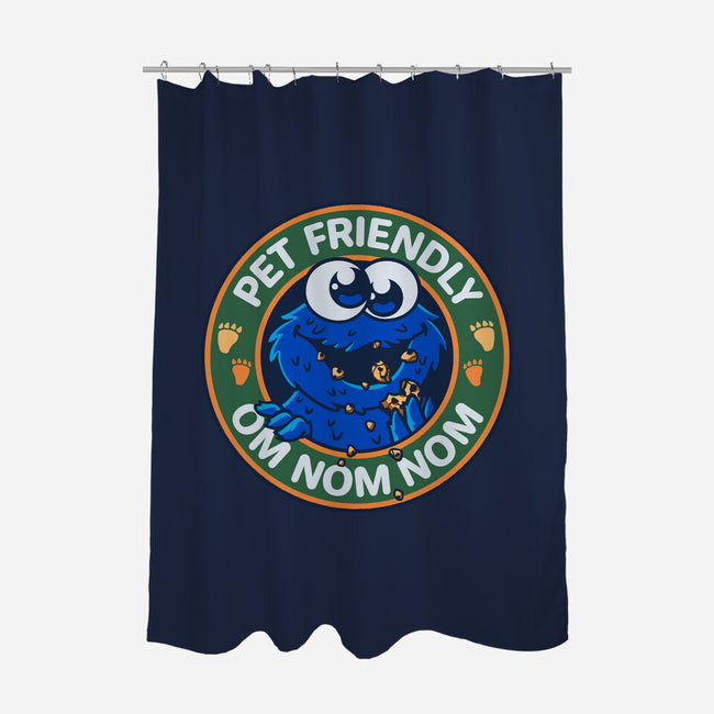Friendly Monster-None-Polyester-Shower Curtain-Getsousa!