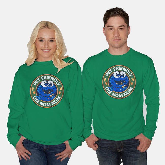 Friendly Monster-Unisex-Crew Neck-Sweatshirt-Getsousa!