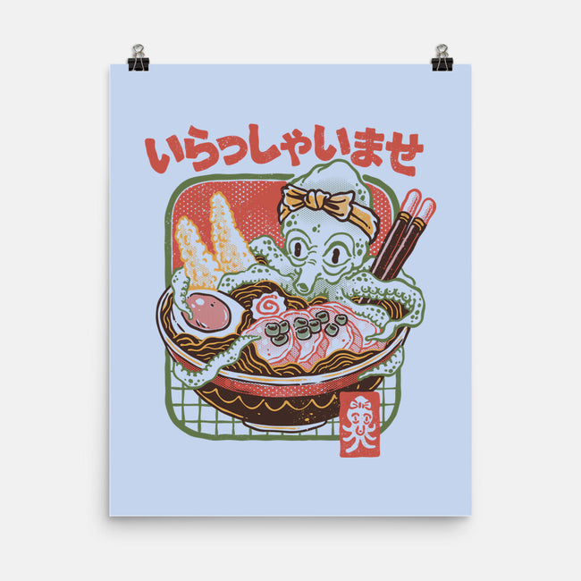 Welcome Ramen Lovers-None-Matte-Poster-glitchygorilla