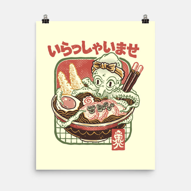 Welcome Ramen Lovers-None-Matte-Poster-glitchygorilla