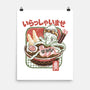 Welcome Ramen Lovers-None-Matte-Poster-glitchygorilla