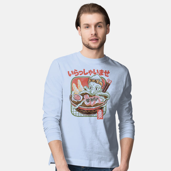 Welcome Ramen Lovers-Mens-Long Sleeved-Tee-glitchygorilla