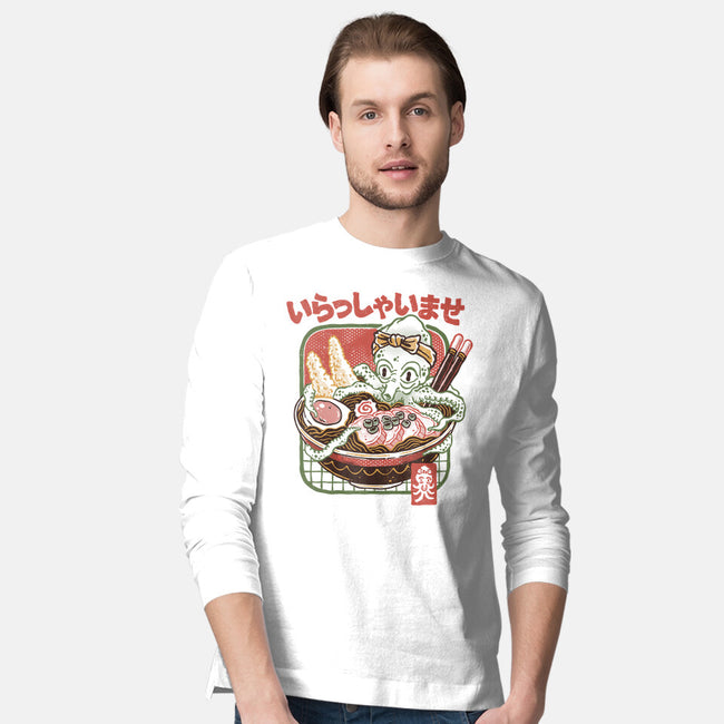 Welcome Ramen Lovers-Mens-Long Sleeved-Tee-glitchygorilla