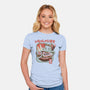 Welcome Ramen Lovers-Womens-Fitted-Tee-glitchygorilla