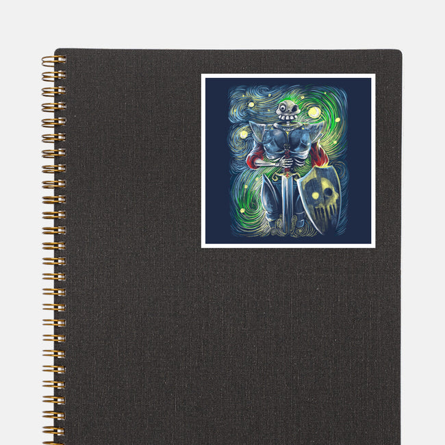 Starry Sir-None-Glossy-Sticker-zascanauta