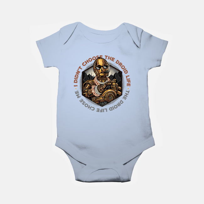 The Droid Life-Baby-Basic-Onesie-glitchygorilla