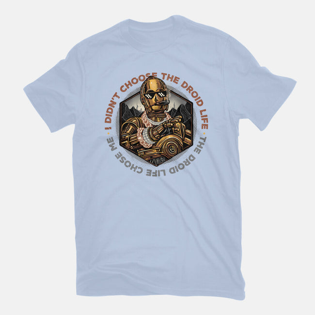 The Droid Life-Womens-Fitted-Tee-glitchygorilla