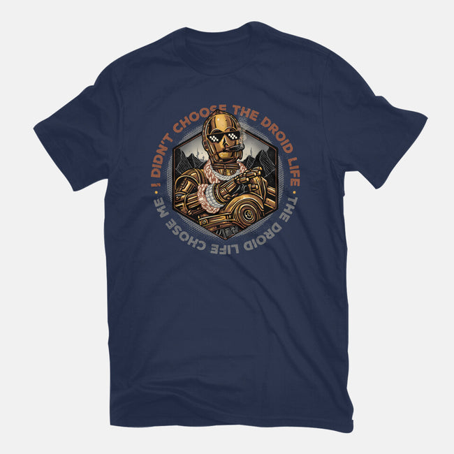 The Droid Life-Womens-Fitted-Tee-glitchygorilla