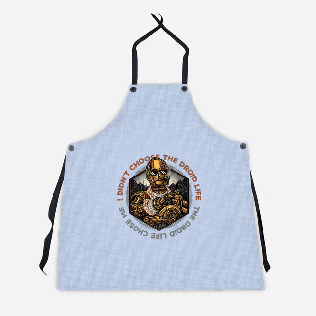 The Droid Life-Unisex-Kitchen-Apron-glitchygorilla