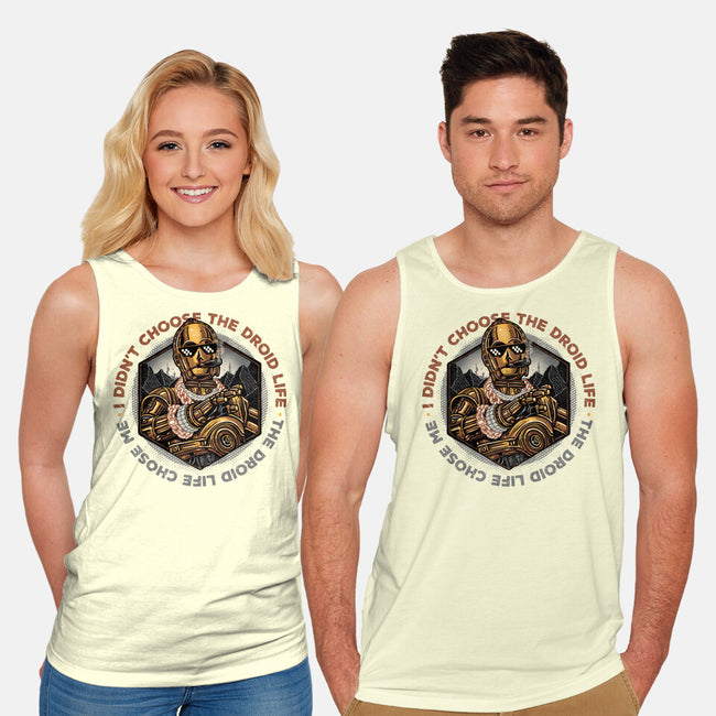 The Droid Life-Unisex-Basic-Tank-glitchygorilla