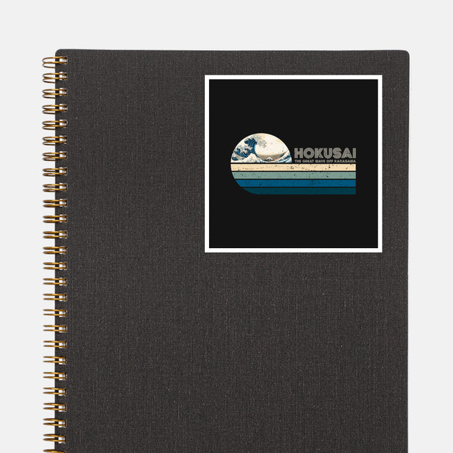 Retro Hokusai-None-Glossy-Sticker-DrMonekers
